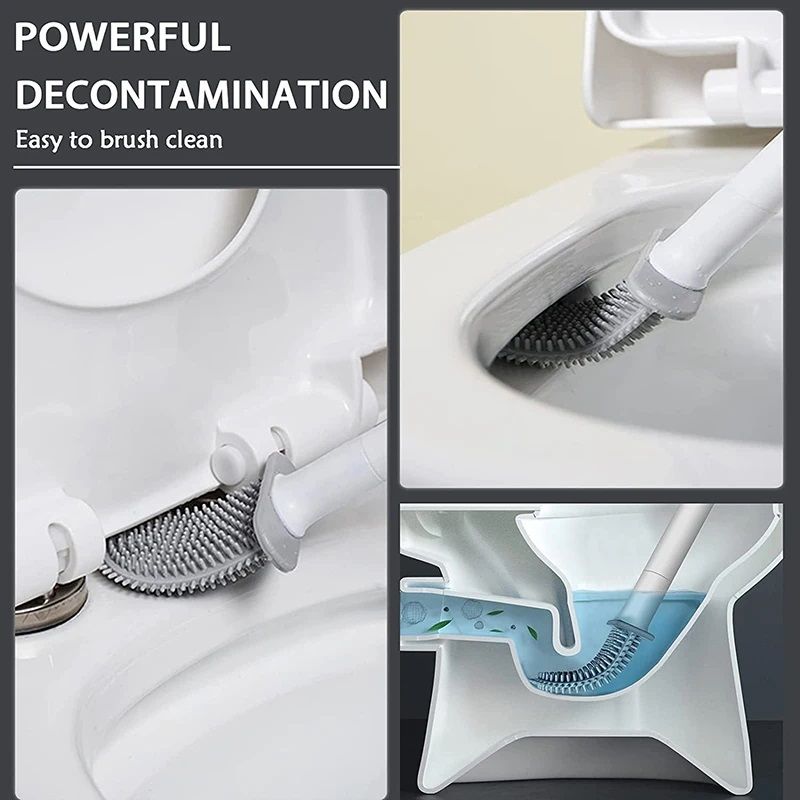 Toilet Brush Silicone Wall Mounted - Image 2