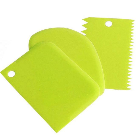 3Pcs/Set Plastic Cake Cream Spatula Dough - Image 2