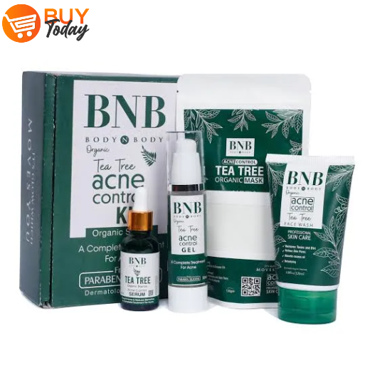 Organic Tea Tree Acne Control Facial Kit - Image 1