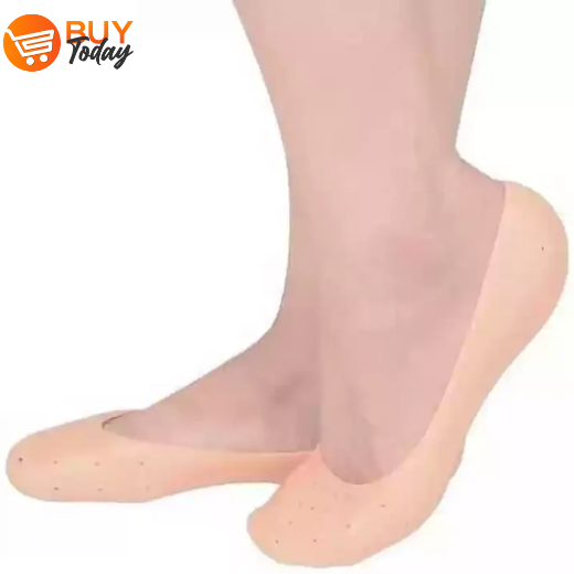 Silicon Gel Heel Crack Protector Socks - Image 2