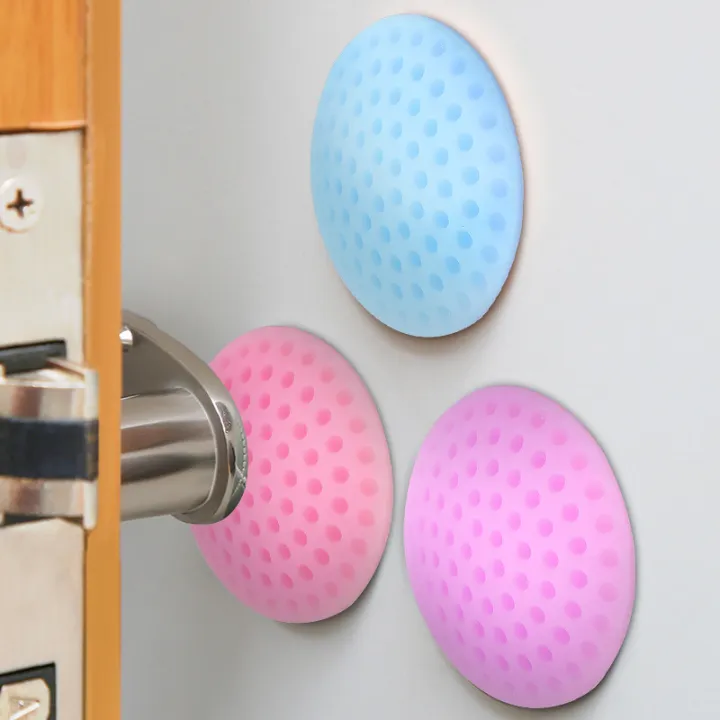 2pc Self Adhesive Rubber Door Buffer Wall Protectors - Image 3