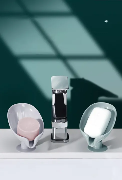 Drain Soap Dish Bathroom Shower Soap Dish Sponge Tray - Image 2