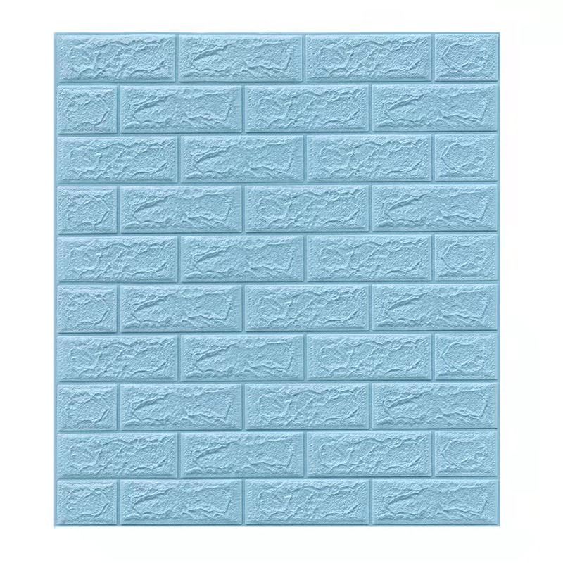 3D Brick Wall Stickers-Blue - Image 1