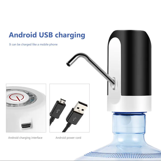 Bucket Water Electric Pump Portable Usb Rechargeable - Image 2