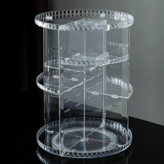 360 Rotating Makeup Organizer Cosmetic Jewelry Storage Organizer - Image 2