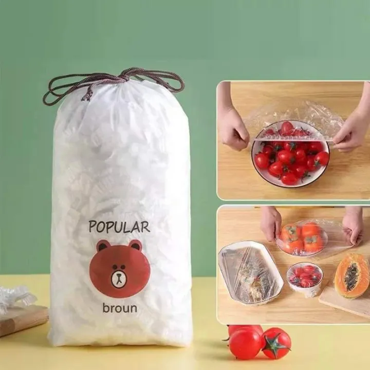 100Pcs Reusable Elastic Food Storage Covers - Image 2