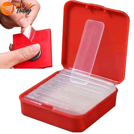 60PCS/Box Reusable Waterproof Double Sided Adhesive Tape - Image 1