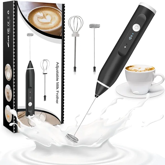 2 in 1 Electric Rechargeable Coffee Beater - Image 2