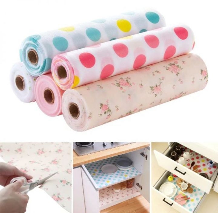 Anti Slip Foam Drawer Mat - 2 Rolls Pack 