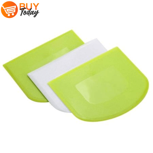 3Pcs/Set Plastic Cake Cream Spatula Dough