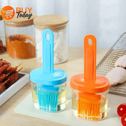 Silicone Oil Bottle Brush Set