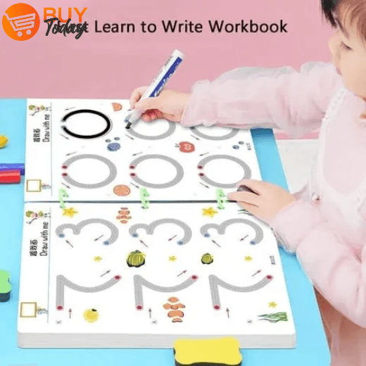 Magical Reusable Tracing Workbook Set 64 Pages