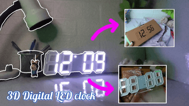 LED CLOCK -WHITE