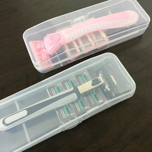 Stylish and Durable Shaving Storage Box for Men's Razors - Image 2