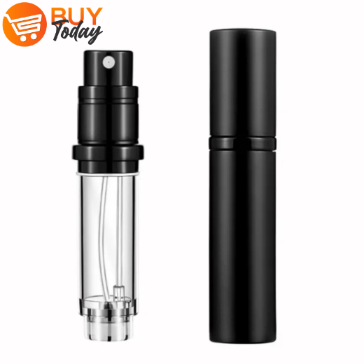 5ml Mini Aluminum Spray Alcochol Empty Refillable Bottle - Image 1