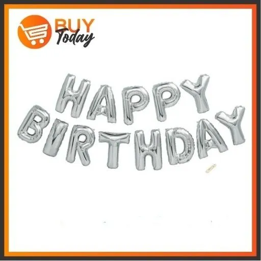 Happy Birthday Foil Balloons - Image 3