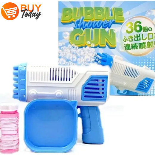 36 Holes Electric Bubble Machine Bubble Gun - Image 1