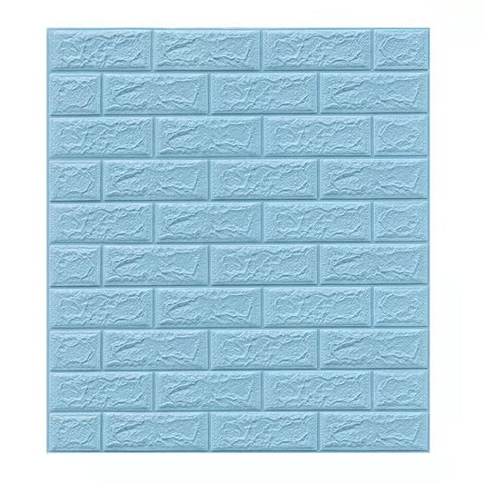 3D Brick Wall Stickers-Blue - Image 1
