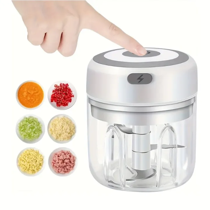 Mini Wireless Food Chopper for Kitchen Gadgets for Garlic - Image 3
