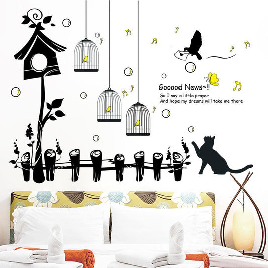 3D Wallpaper Paws & Feathers - Image 1
