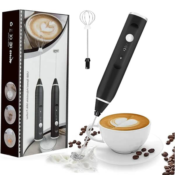 2 in 1 Electric Rechargeable Coffee Beater