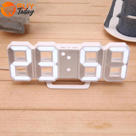3D LED Digital Clock Desk Alarm Clocks - Image 1