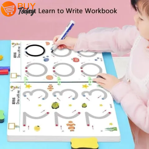 Magical Reusable Tracing Workbook Set 64 Pages - Image 1