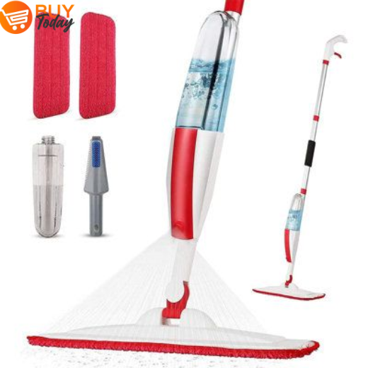 Water Spray Mop, Flat Spray Mop, 360 Degree Spray with Mop - Image 1