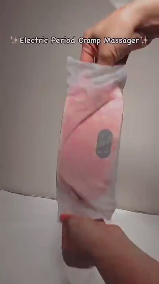 New Period Cramp Relief Electric Heating Belt Massager Menstrual Cramp Relieve Therapy Vibration Massager Heating Belt